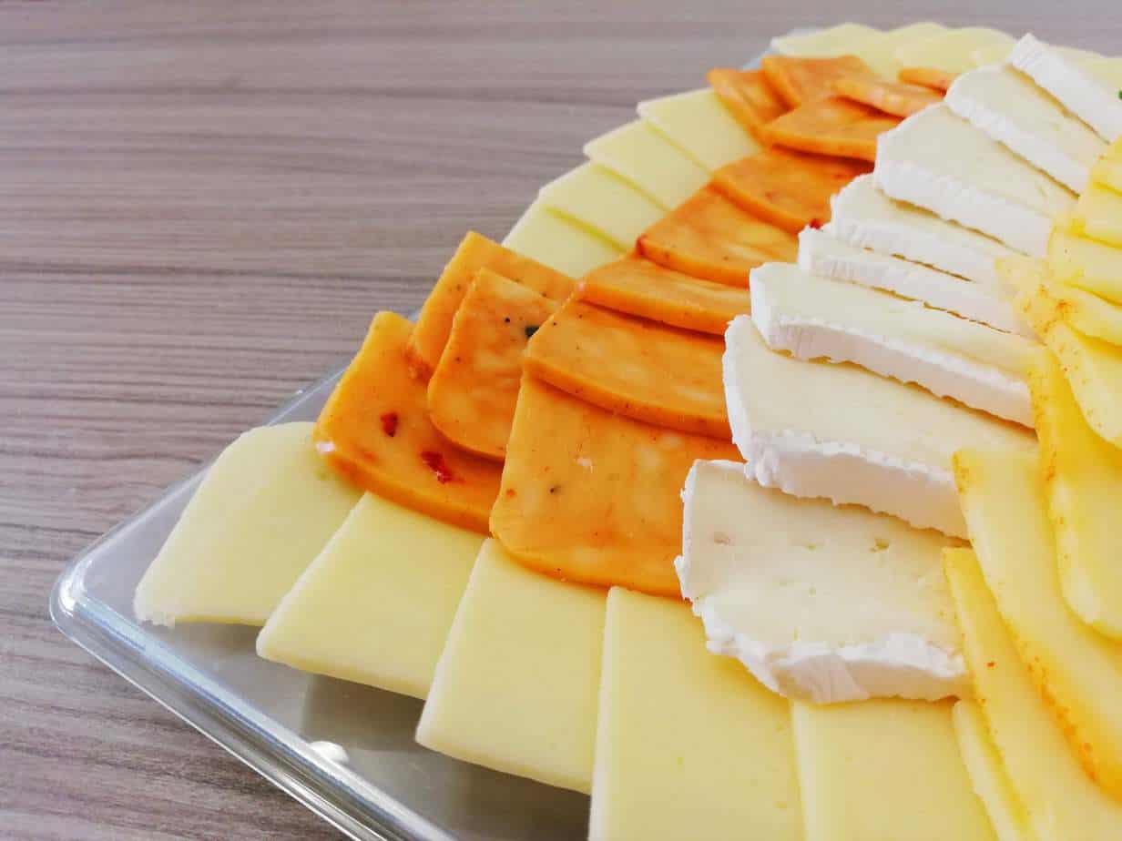 Sliced Cheese Platter